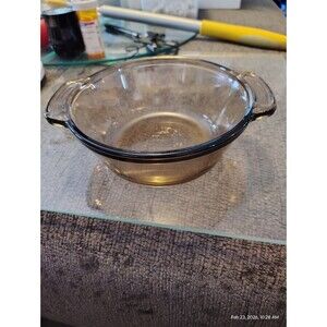 Vintage Lovenware Glass Casserole Dish 20 oz USA Oven & Microwave Safe